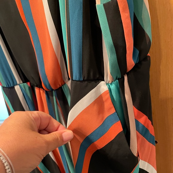 Torrid 3 sleeveless midi dress with flattering lines - Picture 2 of 5